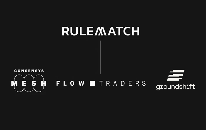 Groundshift, ConsenSys Mesh and Flow Traders make early investment in RULEMATCH